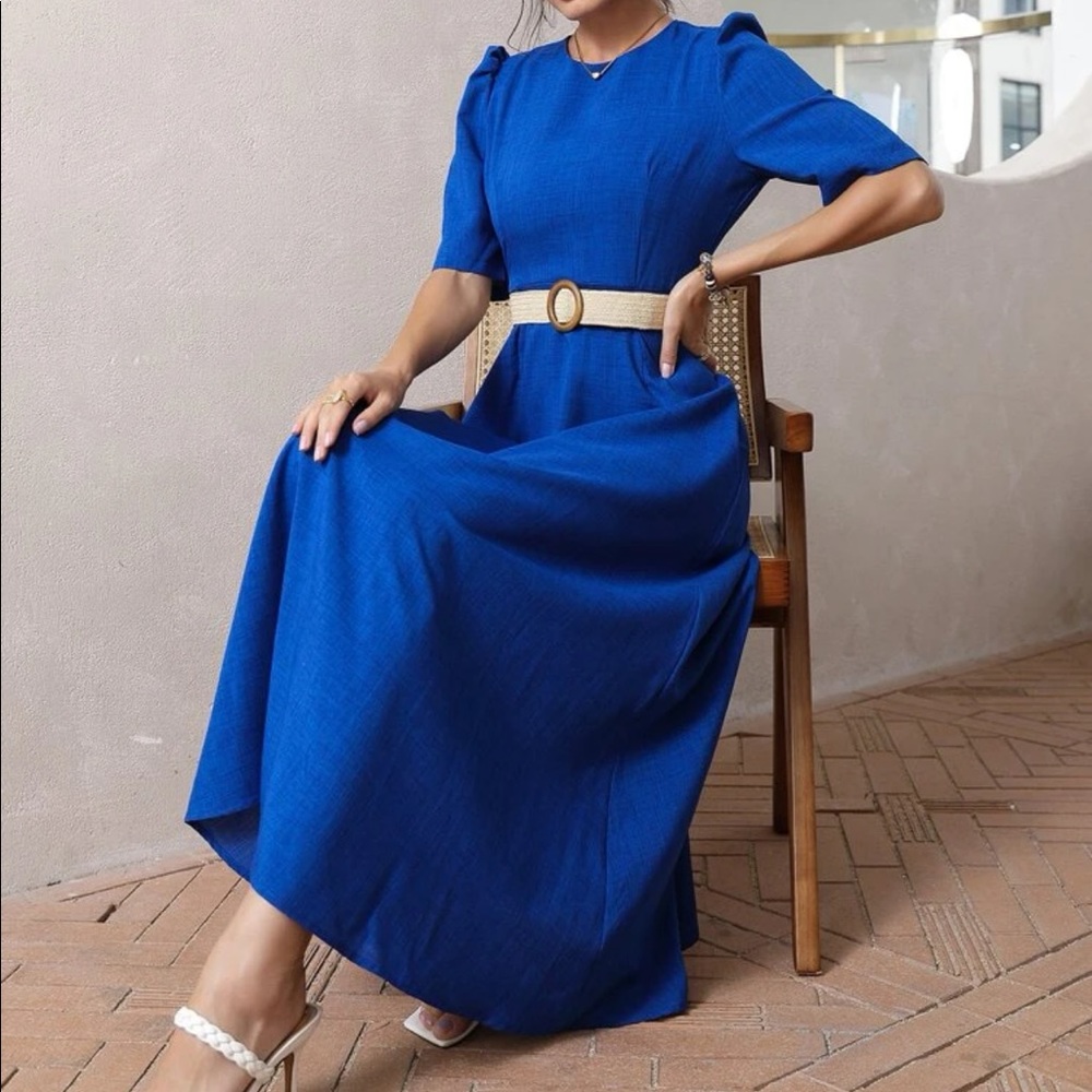 Blue dress